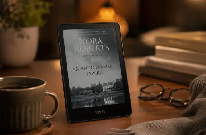 Kindle-Paperwhite para uma leitura relaxante