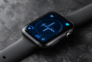Apple Watch Serie 9 com display futurista