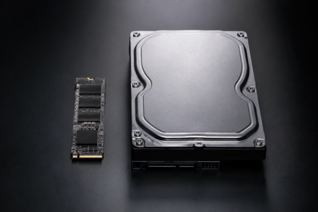 SSD ou HD: Vale a Pena Trocar o HD por SSD? 1 SSD ou HD - dispositivos de armazenamento em destaque