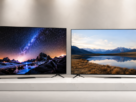 Duas smart TVs lado a lado comparando as tecnologias NanoCell e QLED em qualidade de imagem.