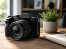Melhor câmera para iniciantes mirrorless sobre a mesa