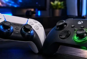 Descubra como evitar drift no controle ps5 e xbox em joysticks sobre a mesa de jogos